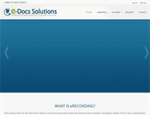 Tablet Screenshot of edocsrecording.com